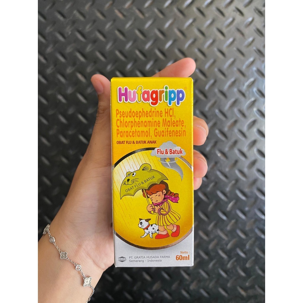 Hufagrip Flu dan Batuk 60 ml obat flu batuk obat batuk anak