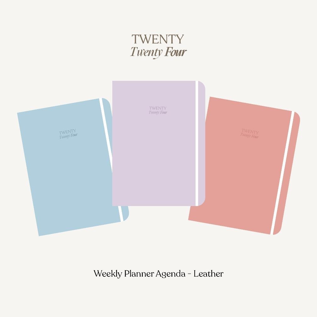 

gjk-25 Paperie Lab - 2024 Weekly Planner Agenda - Leather Termurah