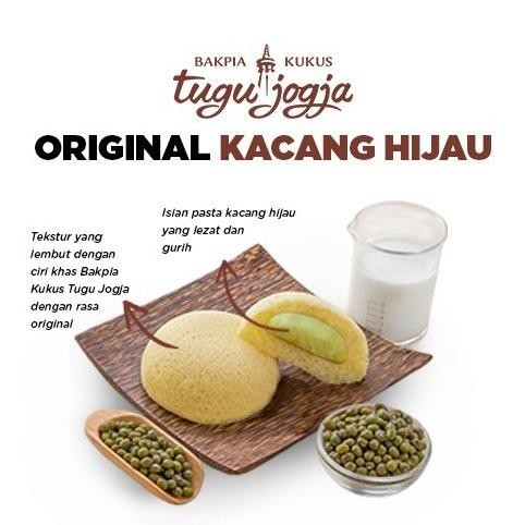 

Bakpia Kukus Tugu Jogja Kacang Hijau - Travel Pack SALE TM99