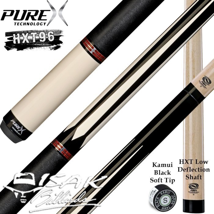 PUREX HXT96 CUE - HXT LOW DEFLECTION SHAFT BILLIARD STICK PLAYERS PLAY