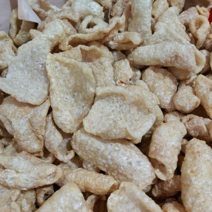 

kerupuk kulit babi/kerupuk kulit babi siap goreng300gr AS99