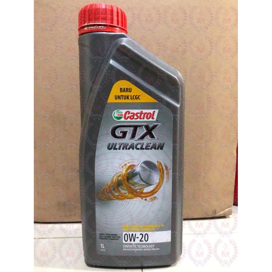 Castrol GTX Ultraclean 0W20 0W-20 0W/20 API SN/CF ILSAC GF-5 Synthetic