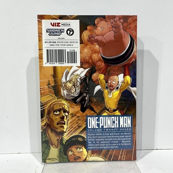 ONE PUNCH MAN VOL 27 ONE YUSUKE MURATA VIZ MEDIA KOMIK ENGLISH MANGA