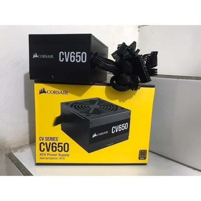 Corsair CV650 650Watt PSU/ Power Supply 650W 80 Plus Bronze