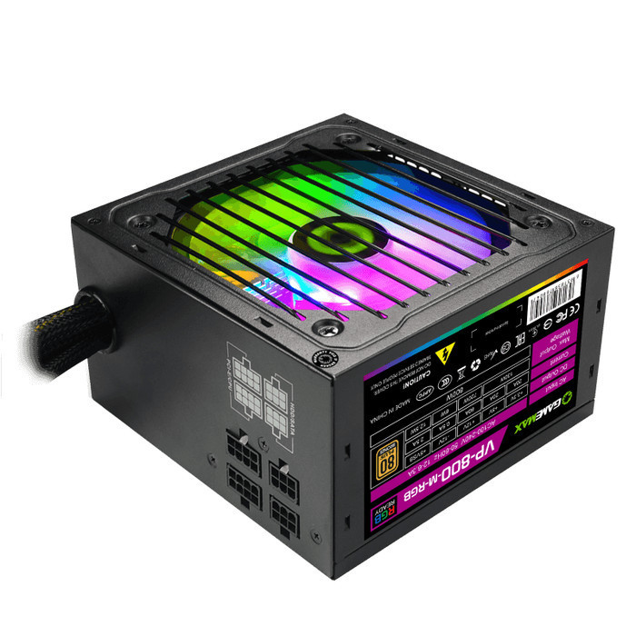 Power Supply / PSU GAMEMAX PSU 800W VP-800 RGB Modular
