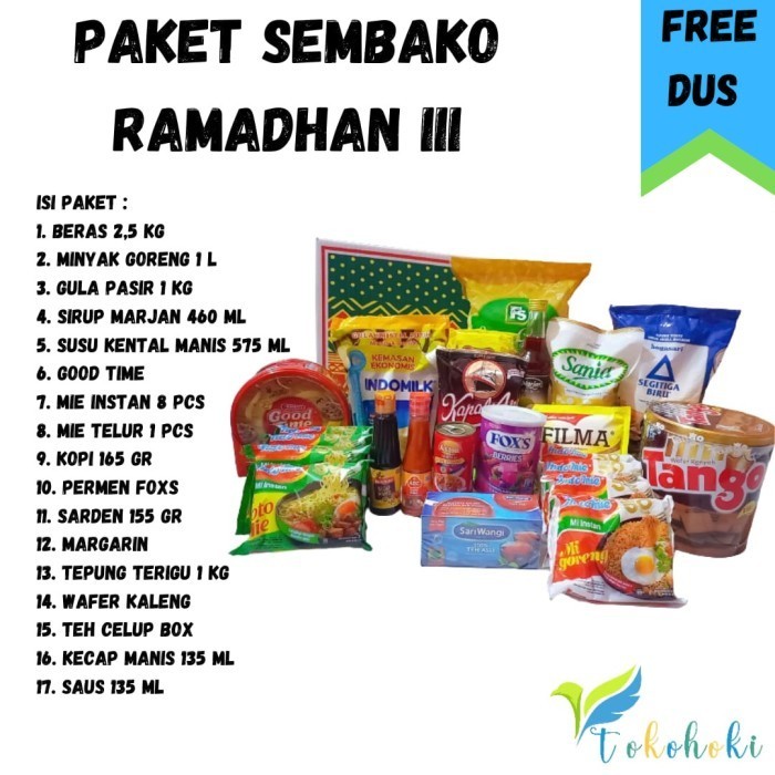 

PAKET SEMBAKO RAMADHAN III