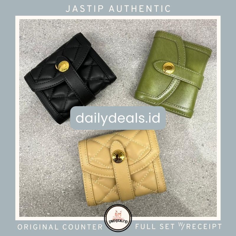 #6-10770560-1 Este Belted - Jast[p] CK ORIGINAL COUNTER SMALL WALLET DOMPET LIPAT STORE AUTHENTIC AS