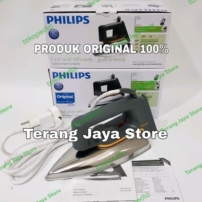 PHILIPS Dry Iron HD1172 Setrika Philips HD1172 Strika Philips HD1172