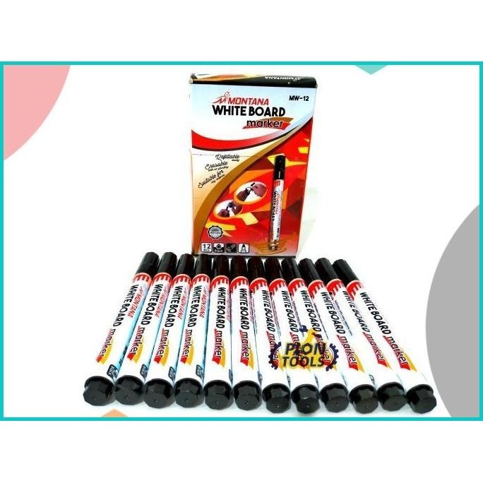 

MONTANA SPIDOL HITAM WHITE BOARD MW-12 atk Spidol papan marker 13m4yZ4