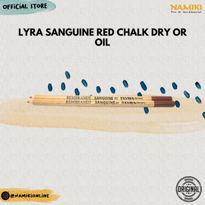 

Lyra Sanguine Red Chalk Dry or Oil