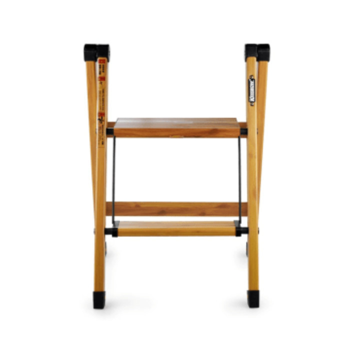 Krisbow Tangga Lipat Alumunium 2 Step Motif Kayu