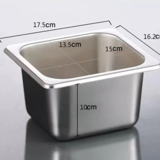 Food Pan Stainless 1/2