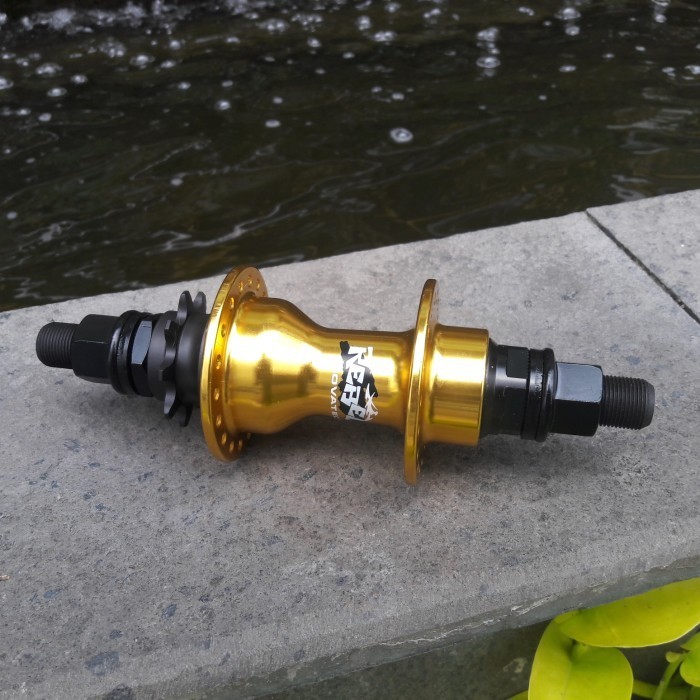 Parts BMX Rear Cassette Hub Novatec Rebel 9T 36 Hole - Gold