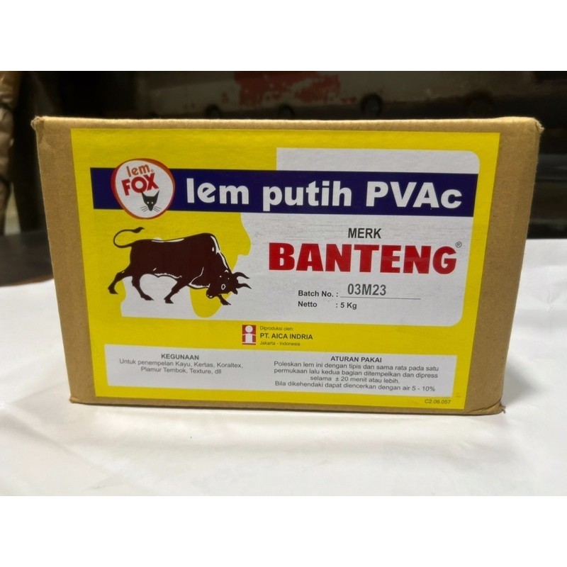 Lem Fox (Lem putih PVAc ) Merk BANTENG