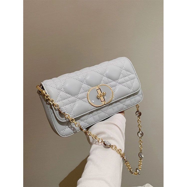 Spring Paris Tas Messenger Wanita, Tas Bahu Rantai Kecil