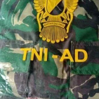 Baju Pdl Bahan Ponco Standar Local Produksi Tni-Ad