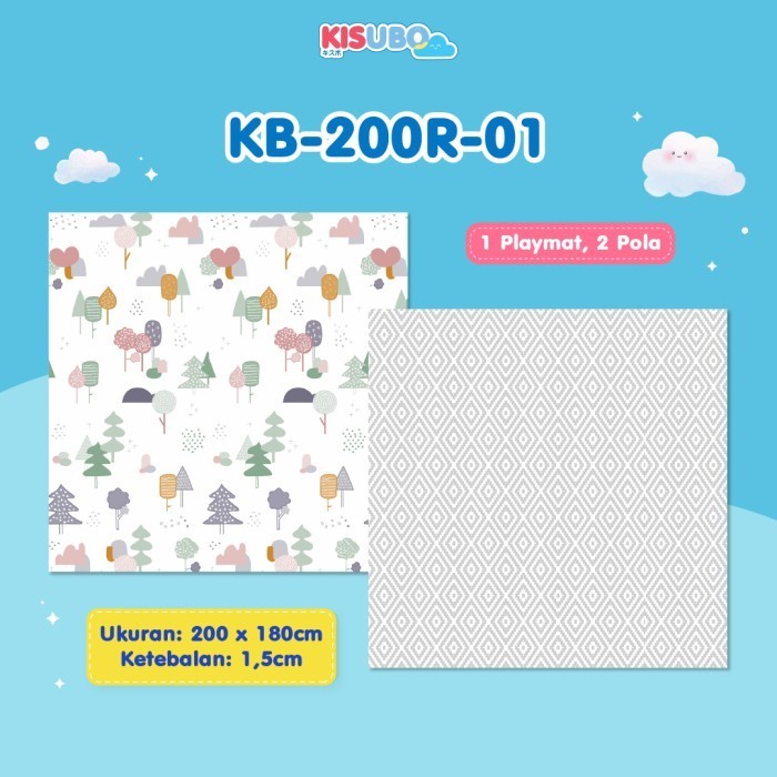 Toyszoona Kisubo Xpe Playmat 200X180 Roll Playmat