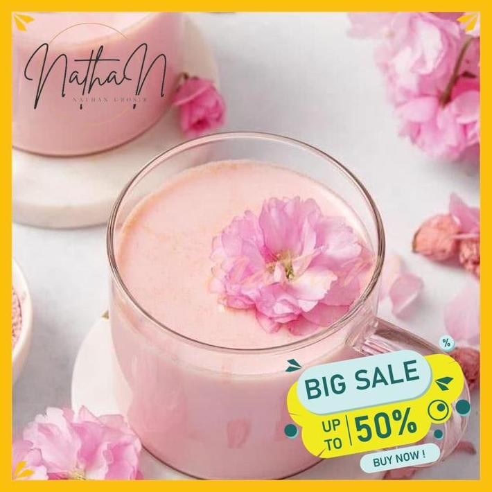 

BUBUK BUNGA SAKURA EXTRACT MURNI / PURE SAKURA POWDER 100GR NATHAN GROSIR BEST QUALITY