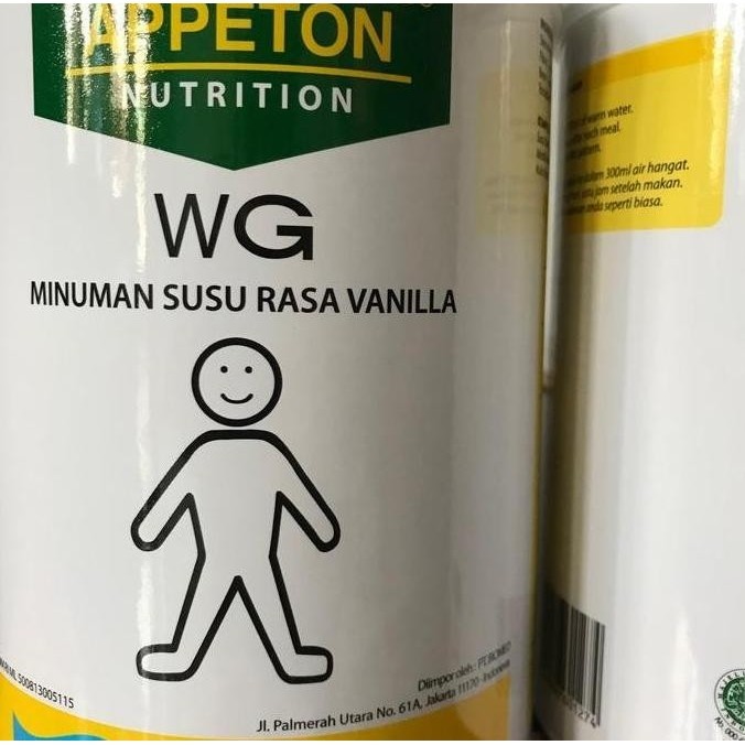 Appeton Weight Gain Susu Untuk Gemuk Rasa Vanilla (Dewasa) - 900 Gram