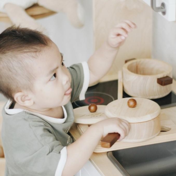 Cooking Set Kitchen Collections Mainan Kayu Wooden Toys