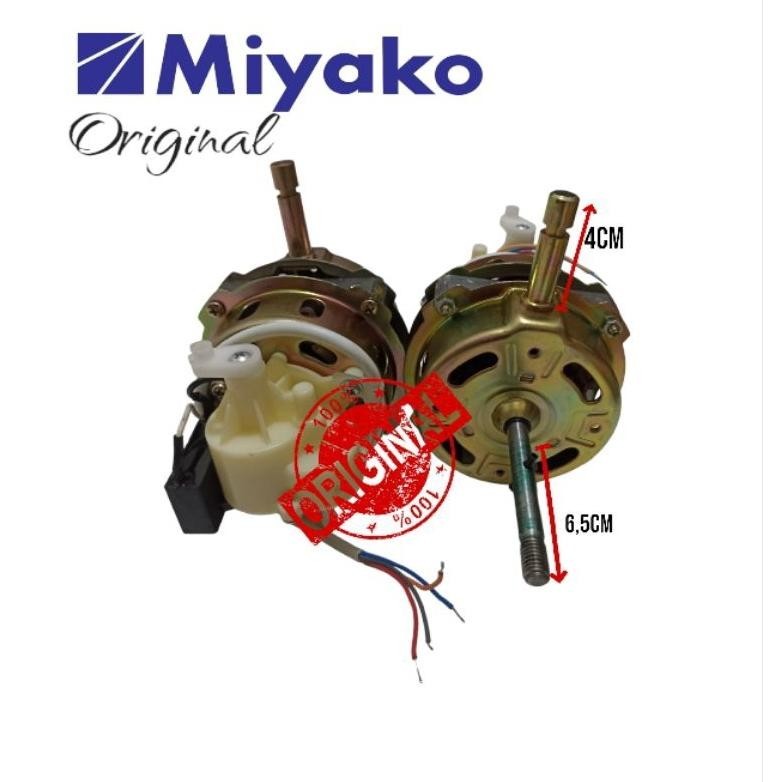 CODE123 - DINAMO KIPAS ANGIN MIYAKO BODY KUNING 16INCH ORIGINAL