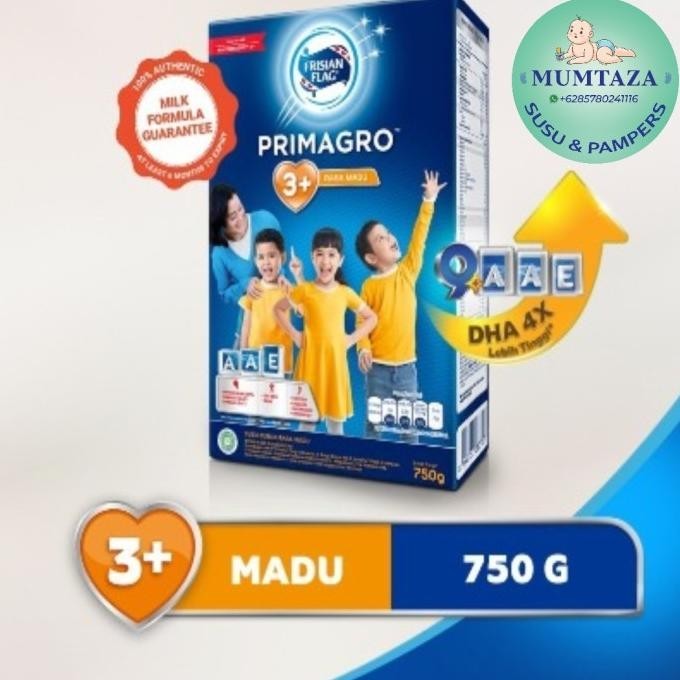 

FRISIAN FLAG Primagro 3+ Madu Susu Formula Pertumbuhan Anak 800g LA