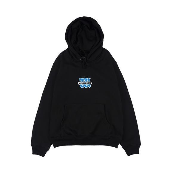 Hoodie Distro Pria Keren Wormhole Jaket Funk Da World Black