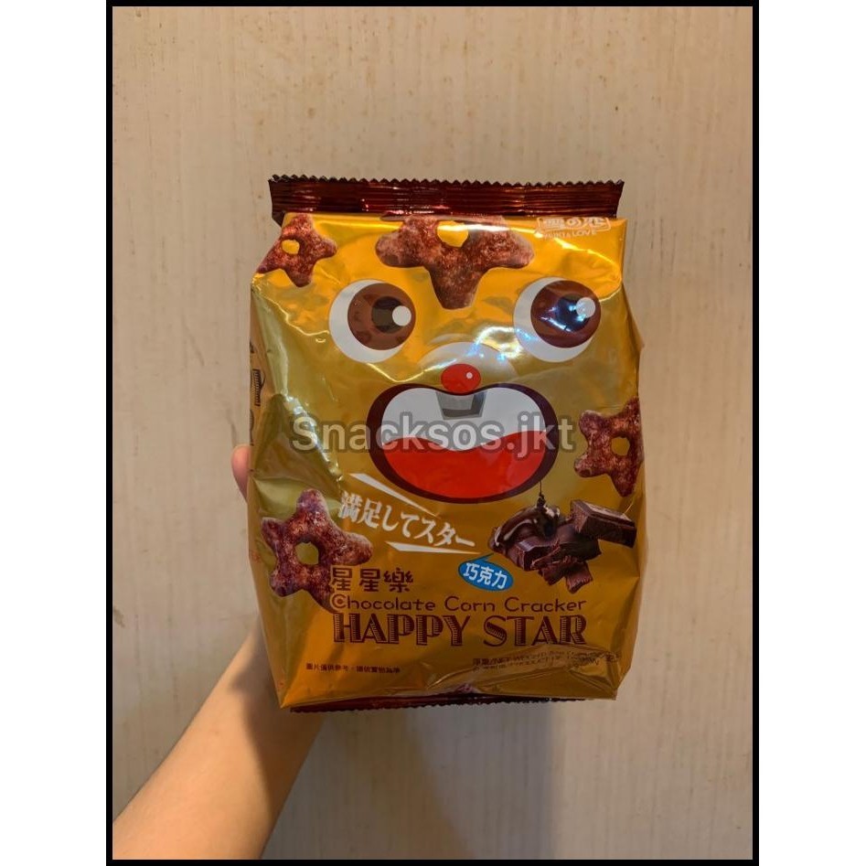 

Happy Star Corn Cracker Strawberry / Seaweed / Chocolate / Milky Corn