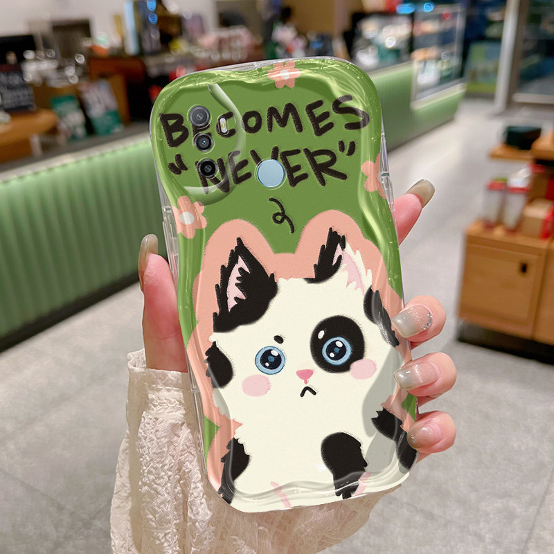 Casing Hp Untuk OPPO A53 2020 A53s A32 A33 2020 A11s Case Cesing Pola Kucing sapi lucu Silikon baru 