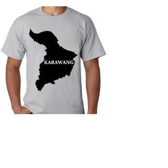 Kaos T Shirt Pria I Love Karawang