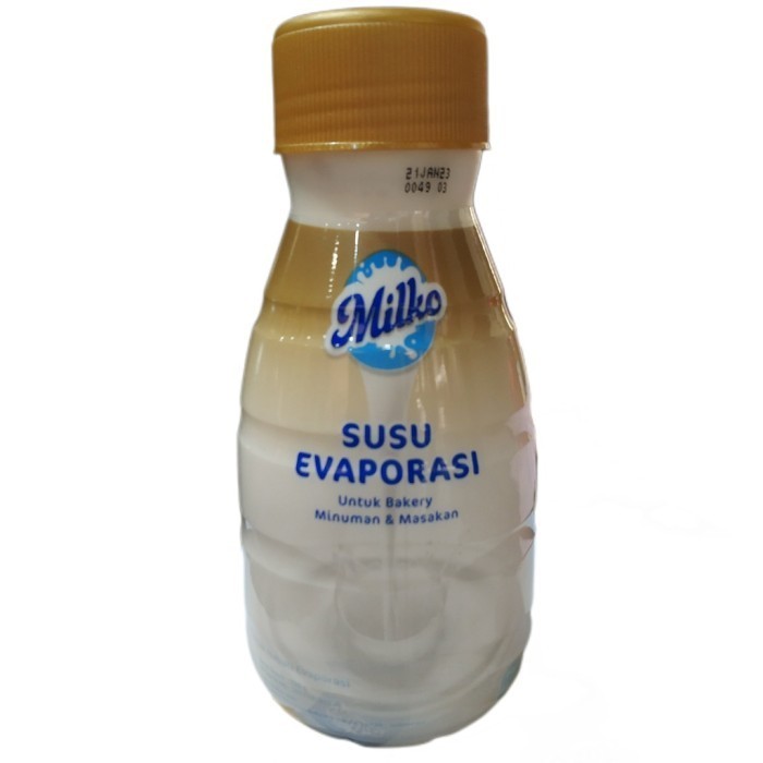 

Brom [Gold] Susu Evaporasi Milko / Milko Evaporated Milk 210G - 1 Karton