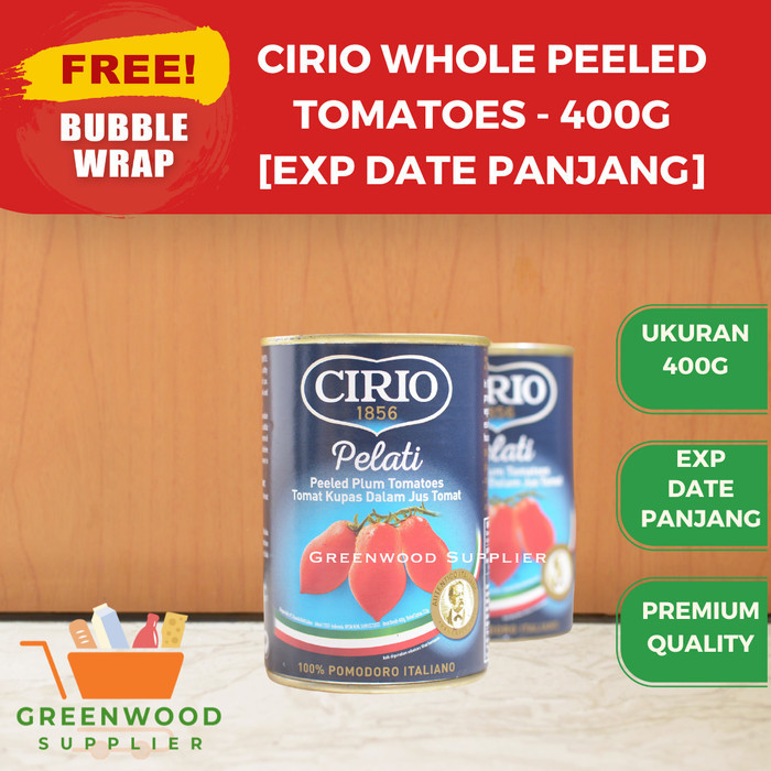 

Brom Cirio Pelati Whole Peeled Tomatoes 400G