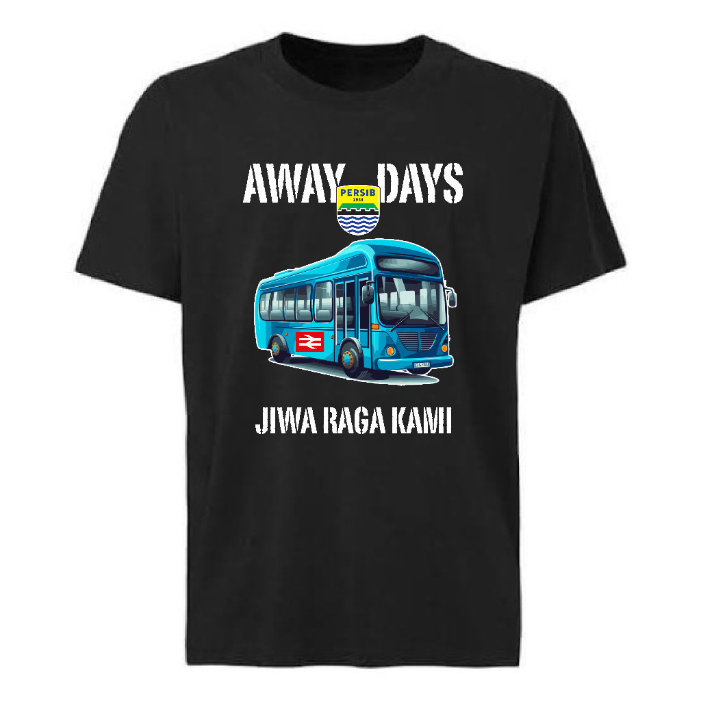 Kaos T Shirt Pria Persib Bandung Awaydays