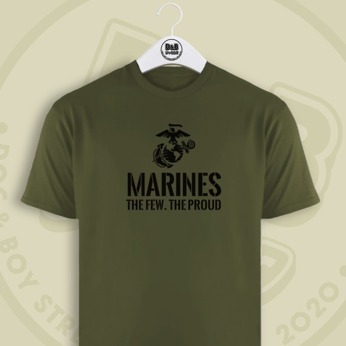 Kaos T Shirt Pria Usmc Marine