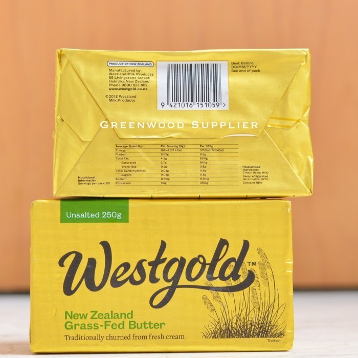 

Brom Westgold Unsalted Butter 250G - Ctn