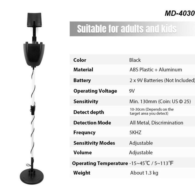 (Dijamin Ori) Metal Detector Emas Terbaik Underground Metal Type