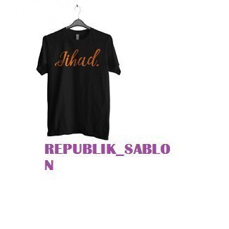 Kaos T Shirt Pria Jihad Hijrah