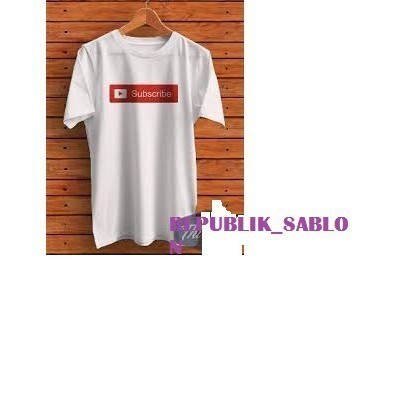 Kaos T Shirt Pria Youtube Subscriber