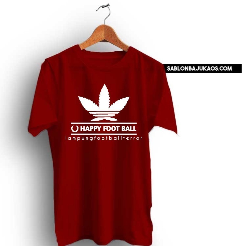 Kaos T Shirt Pria Lampung Football Happy Football Casual Ultras