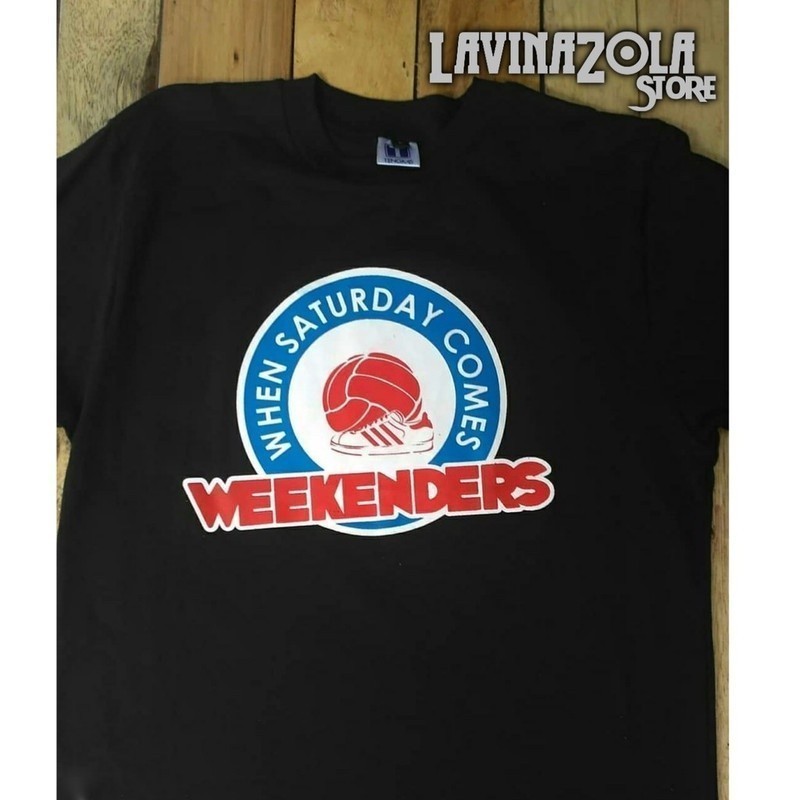 Kaos T Shirt Pria When Saturday Comes Casual Ultras Hooligan
