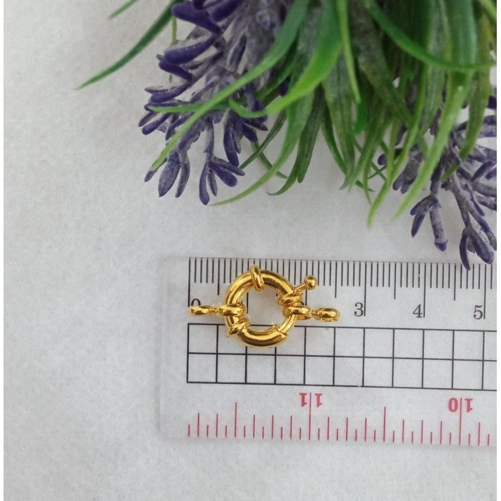 

monggo] 10 PCS PENGAIT KALUNG DAN GELANG BULAT 25X14MM