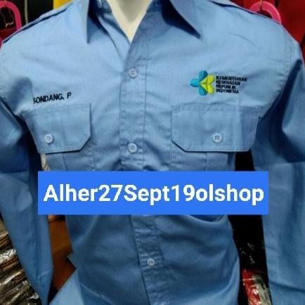 kemeja Kemenkes RI baju Kemenkes seragam Kemenkes baju dinas Kemenkes