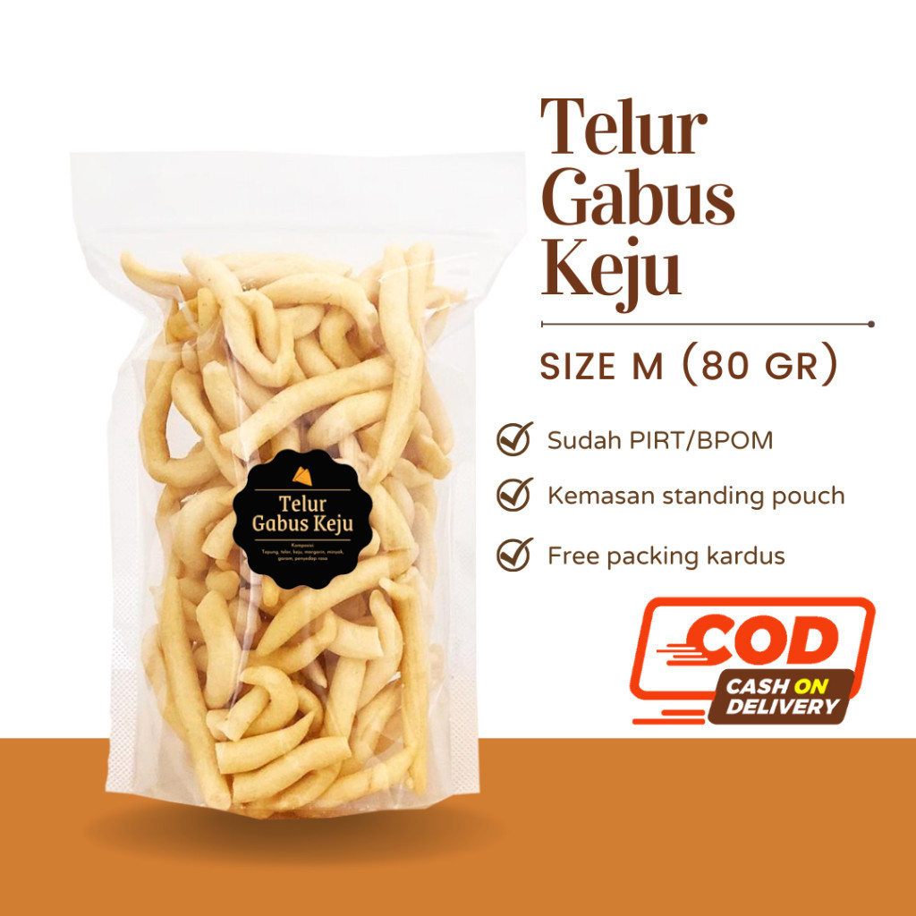 

[DELISH SNACKS] Telur Gabus Keju / Wijen (M) / Snack Cemilan / Camilan Enak Asin Gurih Renyah