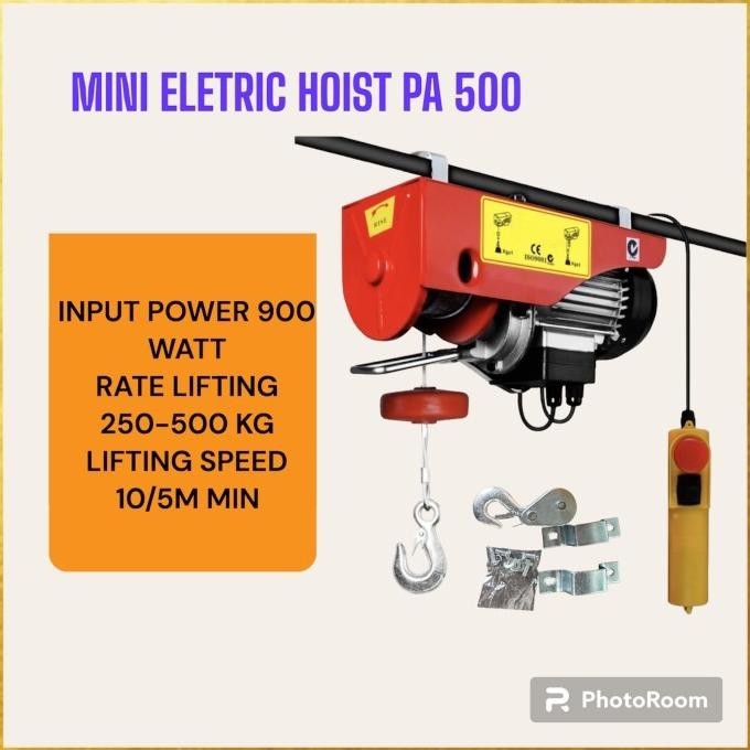 Hoist Pa500 / Mini Electric Hoist Wire 500 Kg