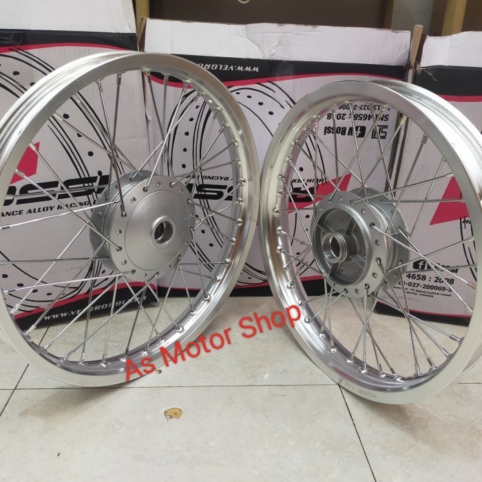 Velg Set Rossi Honda Win Depan 160 Ring 18 Belakang 185 17 Tromol Set