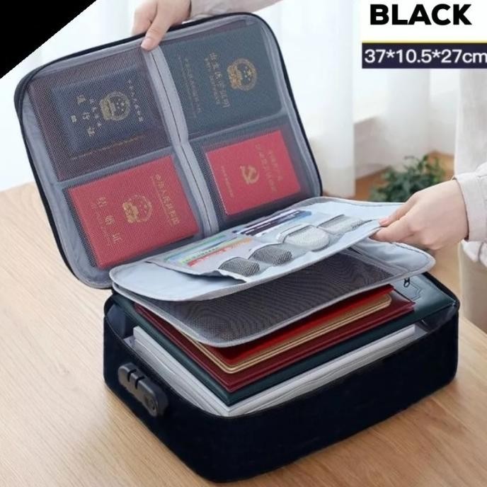 

Tas Dokumen Koper Tempat Kertas Penting 2 3 Layer Tebal Anti Air Kuat