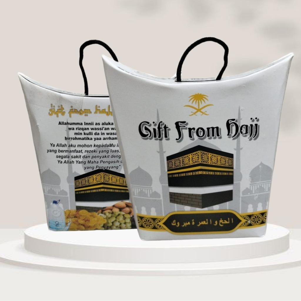 

Dus tali /dus paperbag/dus tenteng Oleh-Oleh Haji dan Umroh isi 50pcs murah Kualitas Terbaik