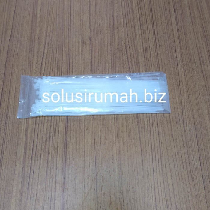 

:::::::] KABEL TIE 20CM PUTIH 200 MM CABLE TIES PENGIKAT DASI PAK 100PCS PACK W