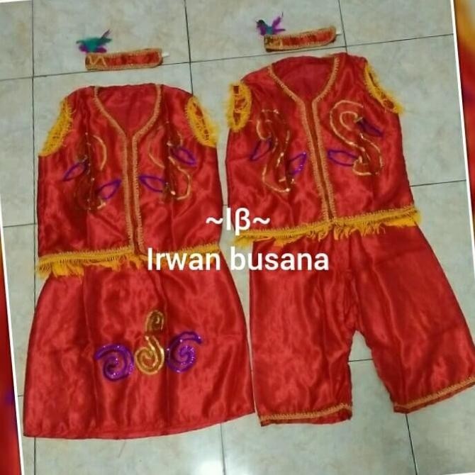 Promo Baju adat dayak ( size SD ) Merah