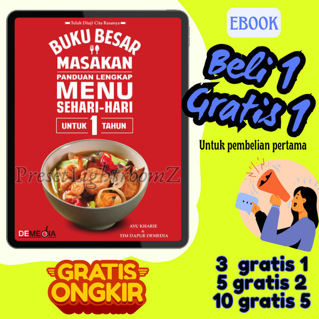 

IND0053 Buku Besar Masakan ; Panduan Lengkap Menu Sehari-Hari Untuk 1 Tahun- Revisi